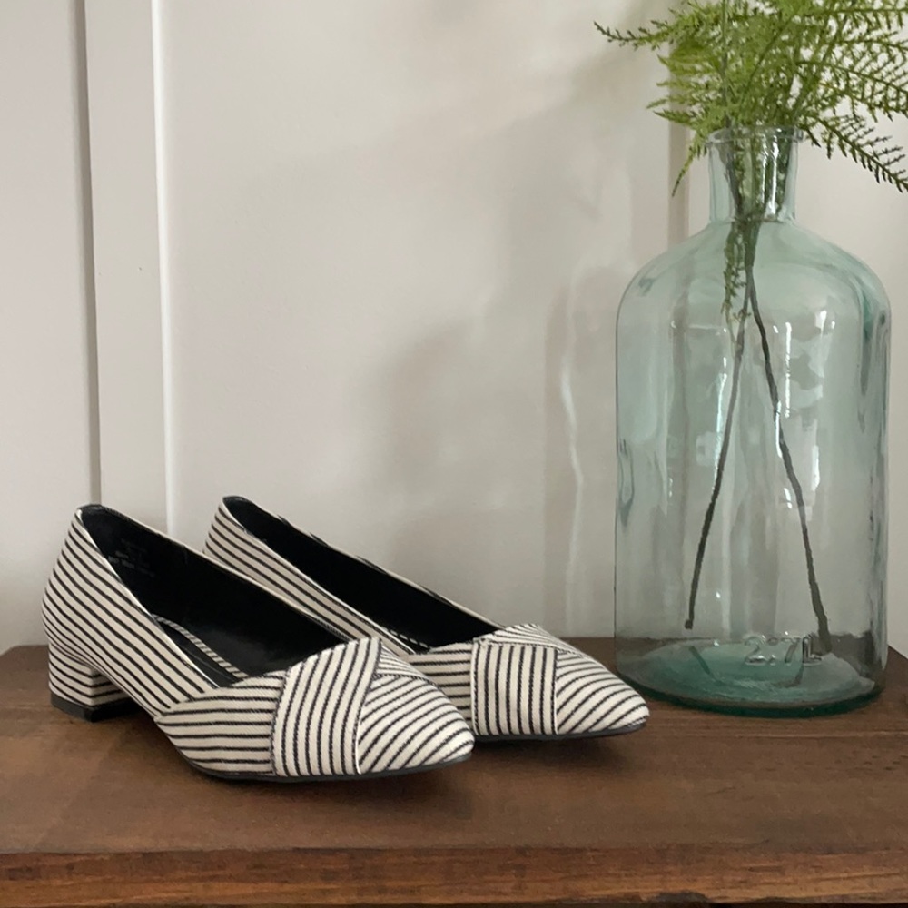 Striped Dress Flats